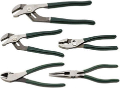 SK - 5 Piece Plier Set - Comes in Kit Roll - All Tool & Supply