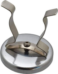 Mag-Mate - 41 Lb Max Pull Force, 2-1/2" Overall Height, 2.63" Diam, Ceramic Cup Magnet - Clamp Style, 1-7/8" Clamp Opening, Chrome Plated - All Tool & Supply