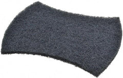 3M - 5-1/2" Long x 3.9" Wide x 3/8" Thick Scouring Pad - Heavy-Duty, Blue - All Tool & Supply