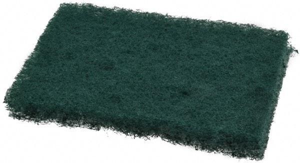 3M - 4-1/2" Long x 3" Wide x 0.8" Thick Scouring Pad - Medium-Duty, Green - All Tool & Supply