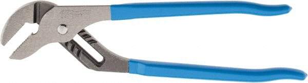 Channellock - 12" OAL, 2-1/4" Max Capacity, 7 Position Tongue & Groove Pliers - Standard Straight Jaws, Standard Head, Plastic Dipped Handles - All Tool & Supply