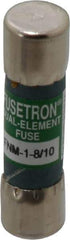 Cooper Bussmann - 250 VAC, 1.8 Amp, Time Delay General Purpose Fuse - Fuse Holder Mount, 1-1/2" OAL, 10 at 125 V kA Rating, 13/32" Diam - All Tool & Supply