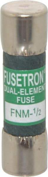 Cooper Bussmann - 250 VAC, 0.5 Amp, Time Delay Supplemental Fuse - Fuse Holder Mount, 1-1/2" OAL, 10 at 125 V kA Rating, 13/32" Diam - All Tool & Supply