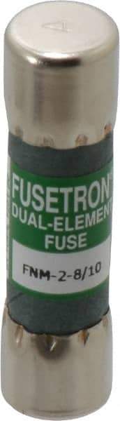 Cooper Bussmann - 250 VAC, 2.8 Amp, Time Delay General Purpose Fuse - Fuse Holder Mount, 1-1/2" OAL, 10 at 125 V kA Rating, 13/32" Diam - All Tool & Supply