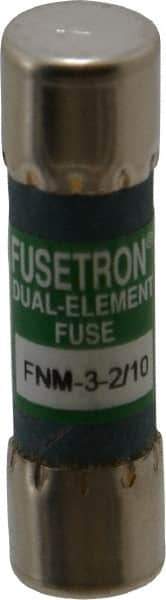 Cooper Bussmann - 250 VAC, 3.2 Amp, Time Delay General Purpose Fuse - Fuse Holder Mount, 1-1/2" OAL, 10 at 125 V kA Rating, 13/32" Diam - All Tool & Supply