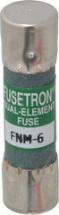 Cooper Bussmann - 250 VAC, 6 Amp, Time Delay General Purpose Fuse - Fuse Holder Mount, 1-1/2" OAL, 10 at 125 V kA Rating, 13/32" Diam - All Tool & Supply