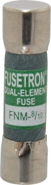 Cooper Bussmann - 250 VAC, 0.8 Amp, Time Delay General Purpose Fuse - Fuse Holder Mount, 1-1/2" OAL, 10 at 125 V kA Rating, 13/32" Diam - All Tool & Supply