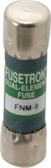 Cooper Bussmann - 250 VAC, 9 Amp, Time Delay General Purpose Fuse - Fuse Holder Mount, 1-1/2" OAL, 10 at 125 V kA Rating, 13/32" Diam - All Tool & Supply