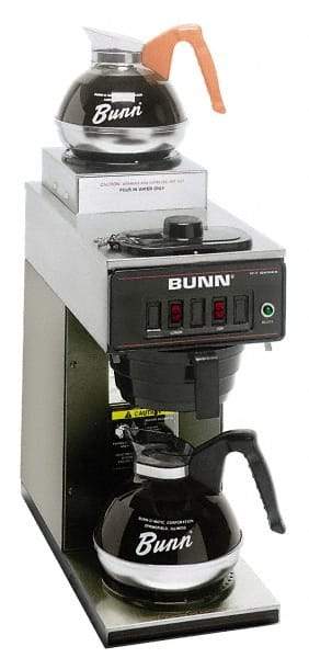 Bunn - Coffee Makers Coffee Maker Type: Two Station Commercial Pour-Omatic Color: Black - All Tool & Supply