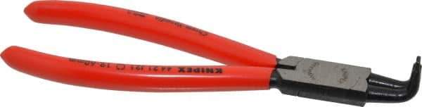 Knipex - Internal Retaining Ring Pliers - 6-3/4" OAL, Bent Nose - All Tool & Supply