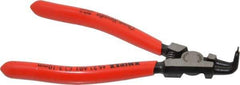 Knipex - External Retaining Ring Pliers - 5" OAL, Bent Nose - All Tool & Supply