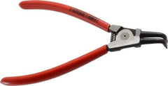 Knipex - External Retaining Ring Pliers - 6-3/4" OAL, Bent Nose - All Tool & Supply