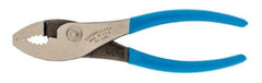 Channellock - 6" OAL, 31/32" Jaw Length, 1-9/32" Jaw Width, Slip Joint Pliers - Regular Nose Head, Standard Tool, Wire Cutting Shear - All Tool & Supply