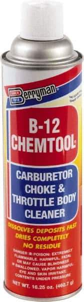 Berryman Products - Acetone Carburetor & Parts Cleaner - 16.25 oz Aerosol Can - All Tool & Supply