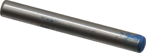 Metric Blue - 6mm Diam x 50mm Pin Length Alloy Steel Pull Out Dowel Pin - 1 Beveled & 1 Threaded End - All Tool & Supply