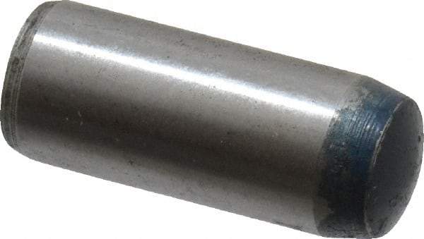 Metric Blue - 8mm Diam x 20mm Pin Length Alloy Steel Pull Out Dowel Pin - 1 Beveled & 1 Threaded End - All Tool & Supply