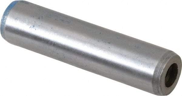 Metric Blue - 12mm Diam x 50mm Pin Length Alloy Steel Pull Out Dowel Pin - 1 Beveled & 1 Threaded End - All Tool & Supply