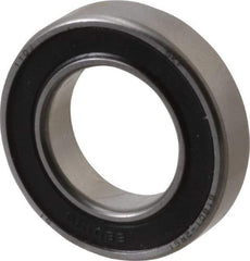 SKF - 12mm Bore Diam, 21mm OD, Double Seal Thin Section Radial Ball Bearing - 5mm Wide, 1 Row, Round Bore, 151 Lb Static Capacity, 321 Lb Dynamic Capacity - All Tool & Supply