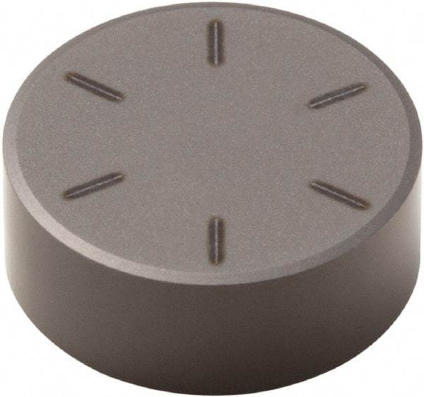 Seco - RNMN42 Grade CBN300 PCBN Turning Insert - Uncoated, Round, 1/2" Inscr Circle, 1/8" Thick - All Tool & Supply