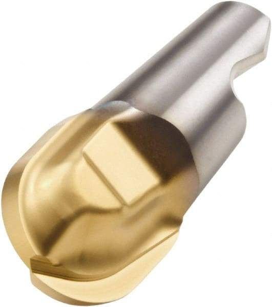 Seco - MM16 M03 Grade F15M Carbide End Milling Tip Insert - 2 Flutes, 0.63" Cutting Diam, 0.638" Depth of Cut, 0.724" Extension, 0.315" Cnr Rad - All Tool & Supply