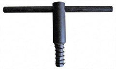 Gibraltar - 16" Chuck Diam Compatibility, Lathe Chuck Key - Compatible with 3-Jaw Chucks, Self Ejecting, 5.12" Body Length, 0.6693" Actual Key Square Size - All Tool & Supply