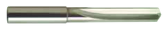 8.7mm Dia. - Carbide Straight Flute 4XD Drill-120Â° Point-Coolant-Bright - All Tool & Supply