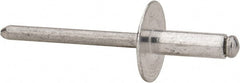 RivetKing - Size 66 Large Flange Dome Head Aluminum Open End Blind Rivet - All Tool & Supply