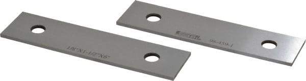 SPI - 6" Long x 1-1/2" High x 1/8" Thick, Steel Parallel - Sold as Matched Pair - All Tool & Supply