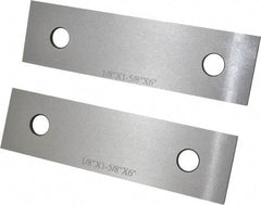 SPI - 6" Long x 1-5/8" High x 1/8" Thick, Steel Parallel - Sold as Matched Pair - All Tool & Supply