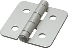 80/20 Inc. - 2" Long x 2" Wide x 0.078" Thick, Aluminum Door Hinge - Aluminum - All Tool & Supply