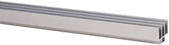 80/20 Inc. - 1 Panel, 0 to 48" Wide Door, Clear Anodized Aluminum Door Slide Track - 0.275" Door Thickness - All Tool & Supply