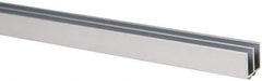 80/20 Inc. - 1 Panel, 0 to 48" Wide Door, Clear Anodized Aluminum Door Slide Track - 0.281" Door Thickness - All Tool & Supply