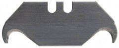 PHC - 100 Piece Carbon Steel Hook Blade - 2" OAL, 0.025" Blade Thickness - All Tool & Supply