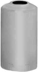 Made in USA - 100 Gallon Cylindrical Linear Polyethylene Liquid-Dispensing Tank - 64" High x 23" Diam - All Tool & Supply