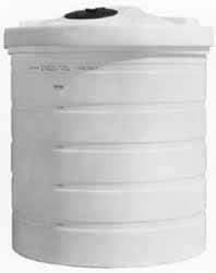 Made in USA - 200 Gallon Tapered Cylinder Linear Polyethylene Double Wall Tank - 52" High x 41" Diam - All Tool & Supply