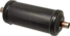 Parker - 5/8" Connection, 3" Diam, 9.24" Long, Refrigeration Liquid Line Filter Dryer - 7-3/4" Cutout Length, 361 Drops Water Capacity - All Tool & Supply