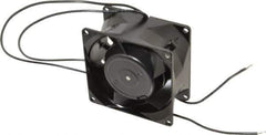 EBM Papst - 115 Volts, AC, 28 CFM, Square Tube Axial Fan - 0.1 Amp Rating, 80mm High x 3.15" Wide x 1-1/2" Deep - All Tool & Supply