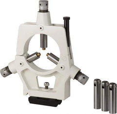 Clausing - Steady Lathe Rest - Compatible with Toolroom Lathes, 3/8 to 9" Workpiece Diam - All Tool & Supply