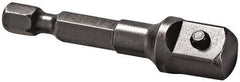 Apex - 1/2" Square Size Hex to Square Extension - 1/4" Hex Drive, 2" OAL - All Tool & Supply