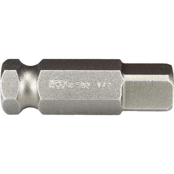 Apex - 1/2" Square Size Hex to Square Extension - 7/16" Hex Drive, 3" OAL - All Tool & Supply