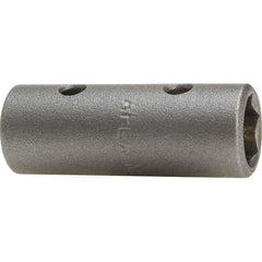 Impact Socket: 1/4″ Drive, Square Drive 6-Point, 0.969″ OAL