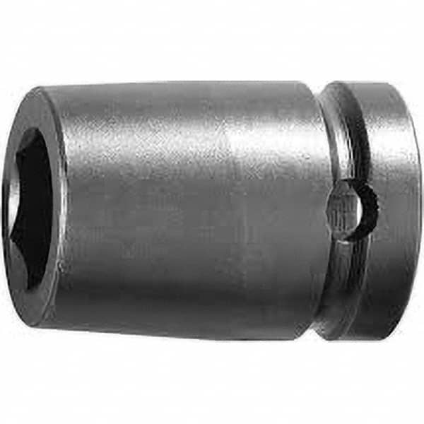 Impact Socket: 1/2″ Drive, 0.438″ Socket, Square Drive 6-Point, 5.5″ OAL