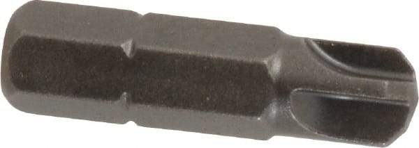 Apex - 1/4" Drive, 1/4 Torq-Set Screwdriver Bit - 1" OAL - All Tool & Supply