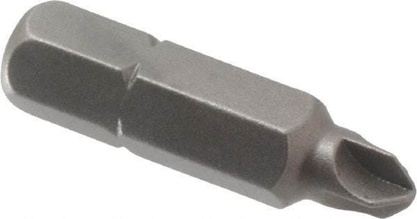 Apex - 1/4" Drive, #3 Torq-Set Screwdriver Bit - 1" OAL - All Tool & Supply