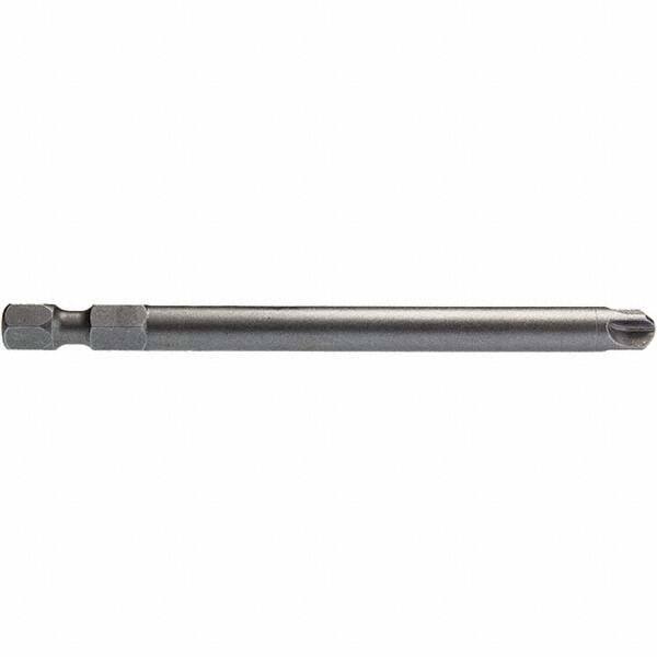 Apex - #10 Torq-Set Bit - 1/4" Hex Drive, 3-1/2" OAL - All Tool & Supply