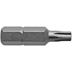 Apex - Torx Screwdriver Bits Type: Torx Bit Drive Size (Inch): 1/4 - All Tool & Supply