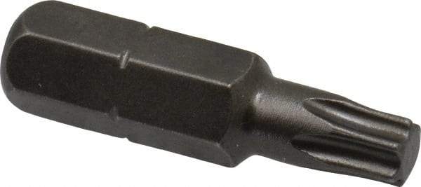 Apex - 5/16" Drive T30 Torx Screwdriver Bit - 1-1/4" OAL, Insert Bit - All Tool & Supply