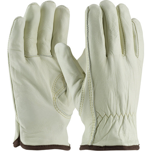 ‎77-265/XL Insulated Drivers Gloves - Top Grain Cowhide Drivers - Regular - White Thermal Liner - Keystone Thumb - Exact Industrial Supply