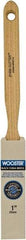 Wooster Brush - 1" Flat Hog Sash Brush - 2-7/16" Bristle Length, 5-1/8" Maple Fluted Handle - All Tool & Supply