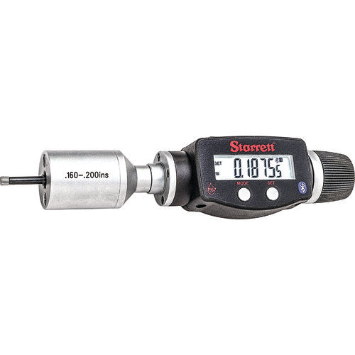 ‎Starrett 770BXTZ-200 Electronic Digital Internal Micrometer with Bluetooth, SPC Output, .160-.200″ Range, .00005″ Resolution - Exact Industrial Supply